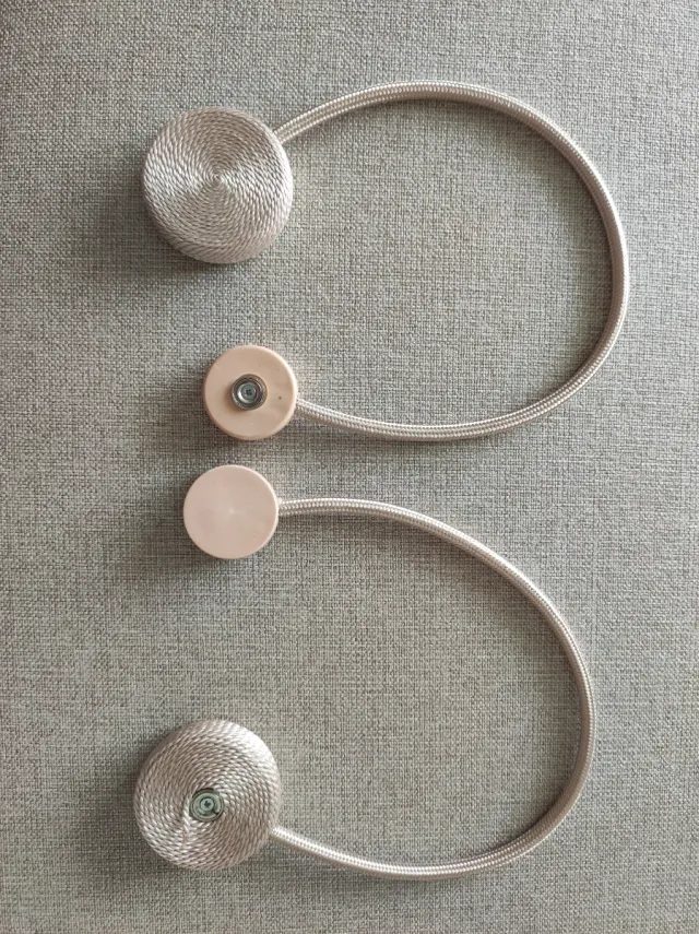 Hebillas magnéticas para cortinas / abrazaderas