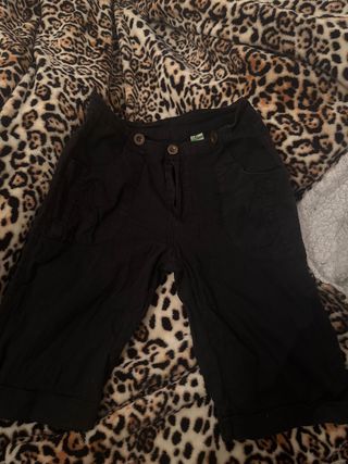 Pantalón elástico negro talla M