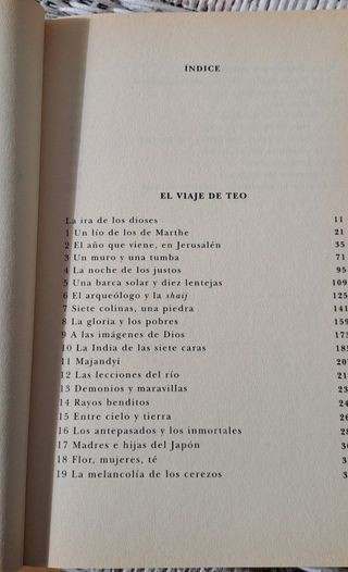 Libro "El viaje de Teo" Catherine Clément