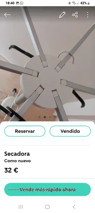 Secadora Turbo portátil seminueva