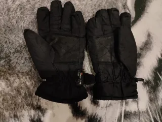 Guantes de Nieve Negros y Naranja