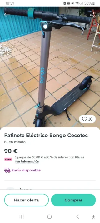 Patinete Eléctrico Bongo Cecotec