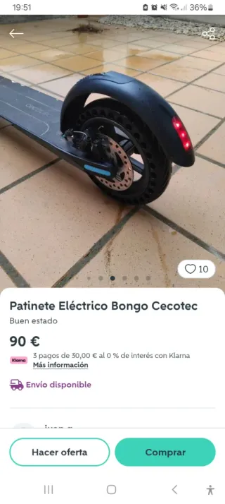 Patinete Eléctrico Bongo Cecotec