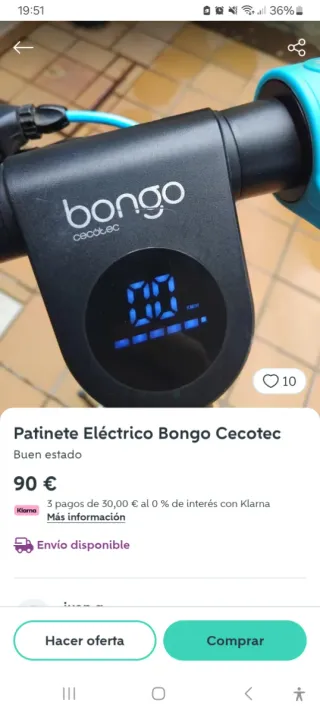 Patinete Eléctrico Bongo Cecotec