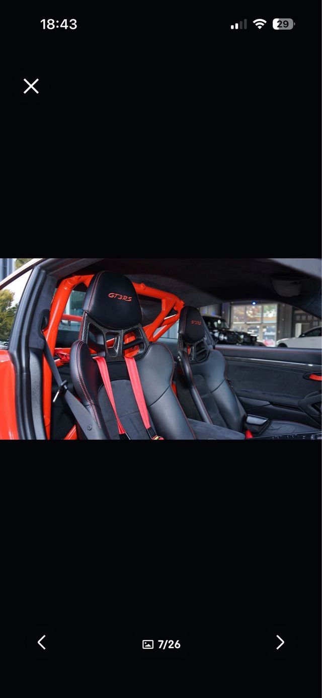 PORSCHE 911 991 GT3 RS CARBON BRAKE CERAMIC 2017