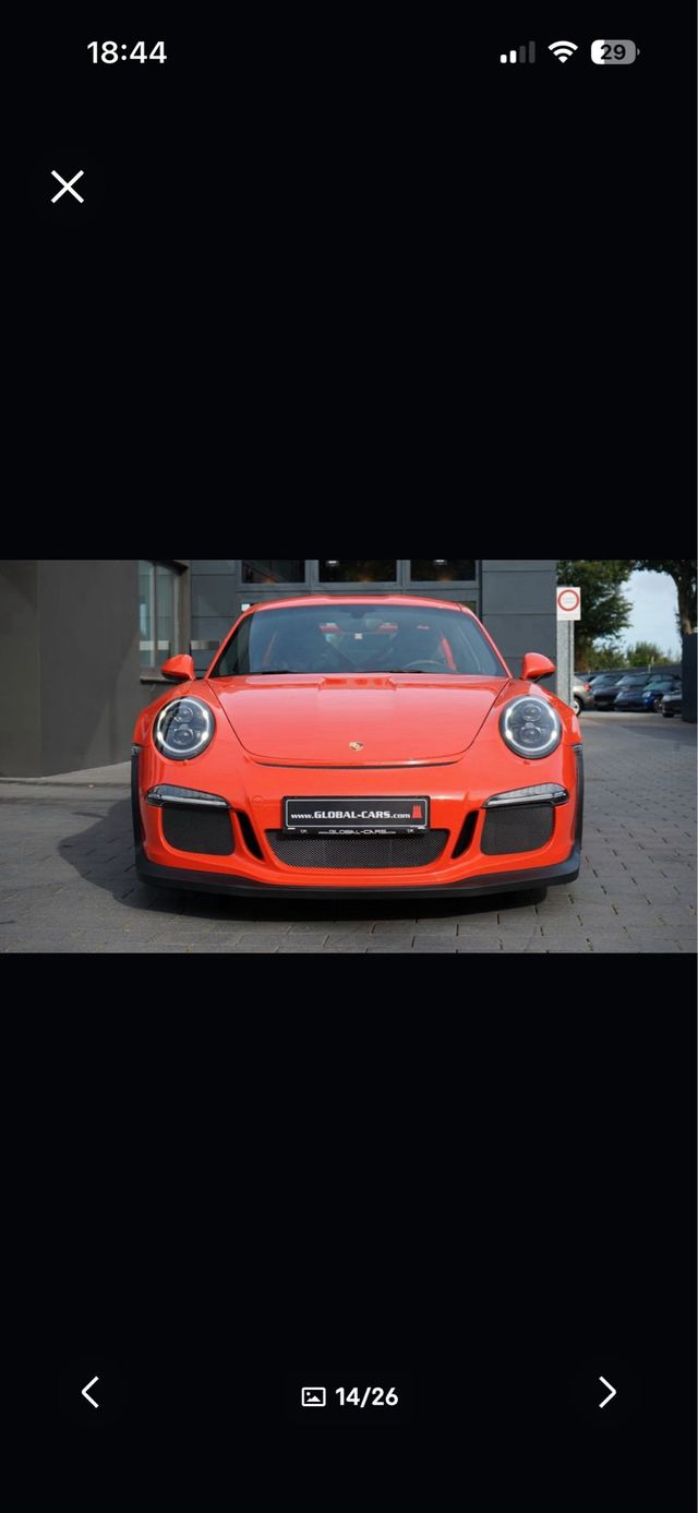 PORSCHE 911 991 GT3 RS CARBON BRAKE CERAMIC 2017