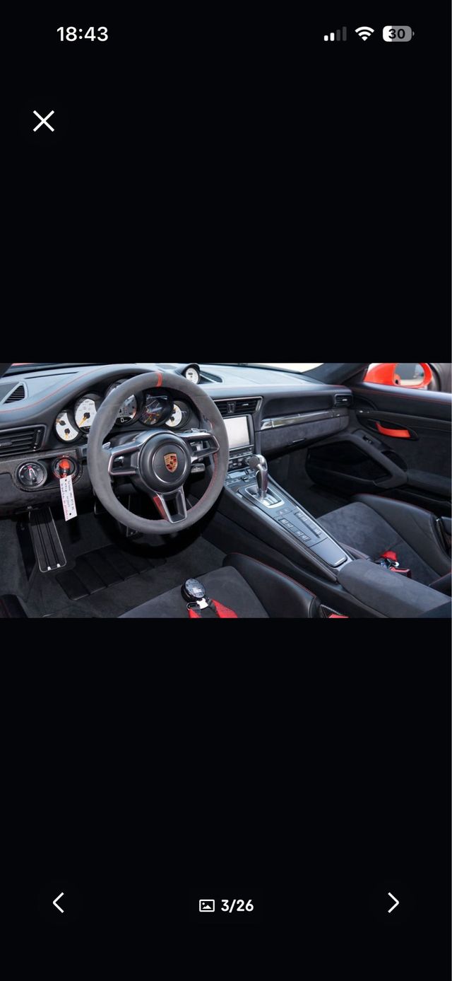 PORSCHE 911 991 GT3 RS CARBON BRAKE CERAMIC 2017