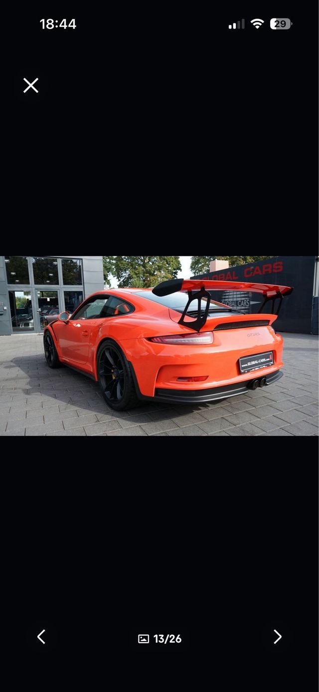 PORSCHE 911 991 GT3 RS CARBON BRAKE CERAMIC 2017