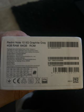 Xiaomi Redmi Note 10 5G 64GB Grigio