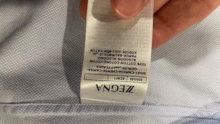 Ermenegildo zegna light blue shirt