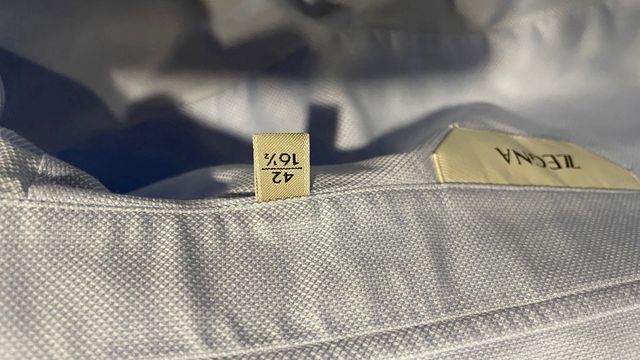 Ermenegildo zegna light blue shirt