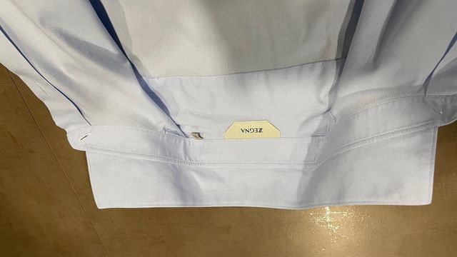 Ermenegildo zegna light blue shirt