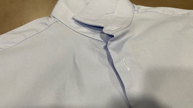 Ermenegildo zegna light blue shirt