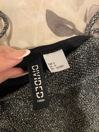 Vestido de fiesta plateado