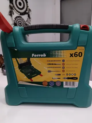 Maletín de brocas y puntas Ferrob x60