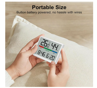 Termometro Digitale Bianco Sveglia