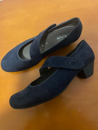 Zapatos de tacón Jenny azul talla 38