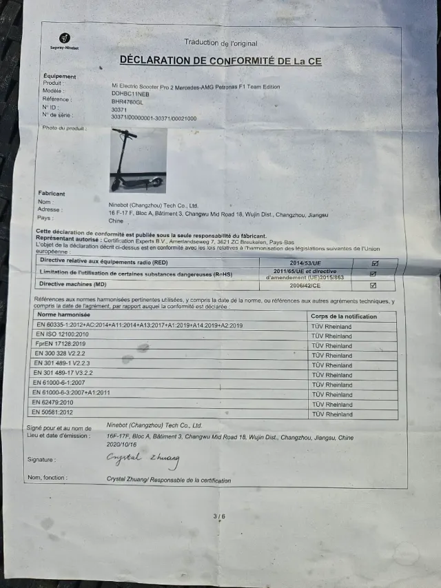 Patinete Eléctrico Xiaomi