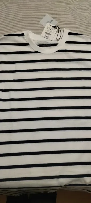 Camiseta manga corta Pull&Bear Rayas Talla L