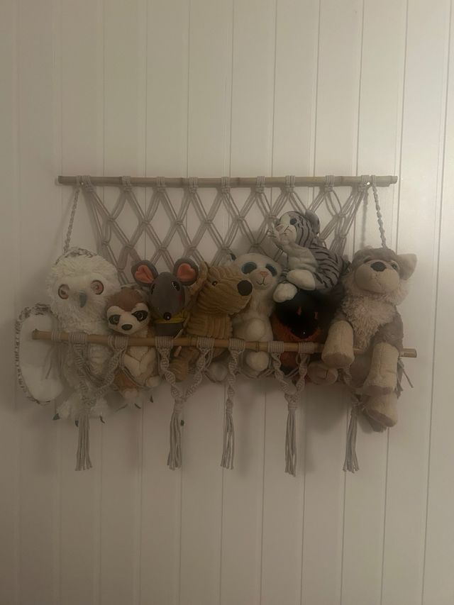 Appendiabiti in Macramè fatto a mano