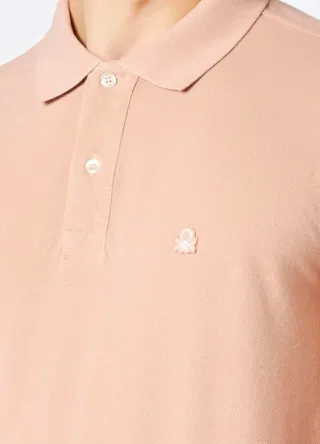 Polo United Colors of Benetton Color Salmón Hombre