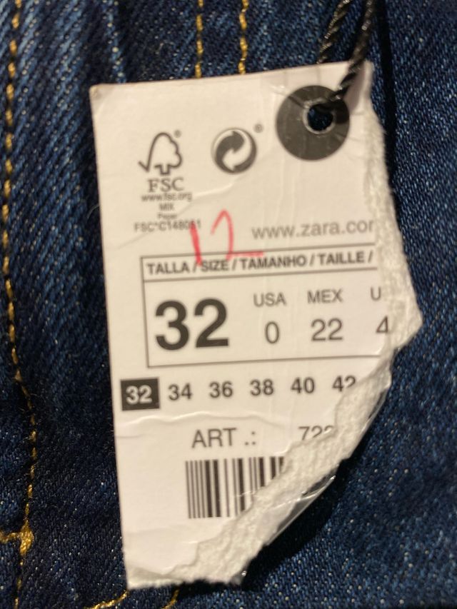 Vaqueros Zara Slim Fit Talla 32