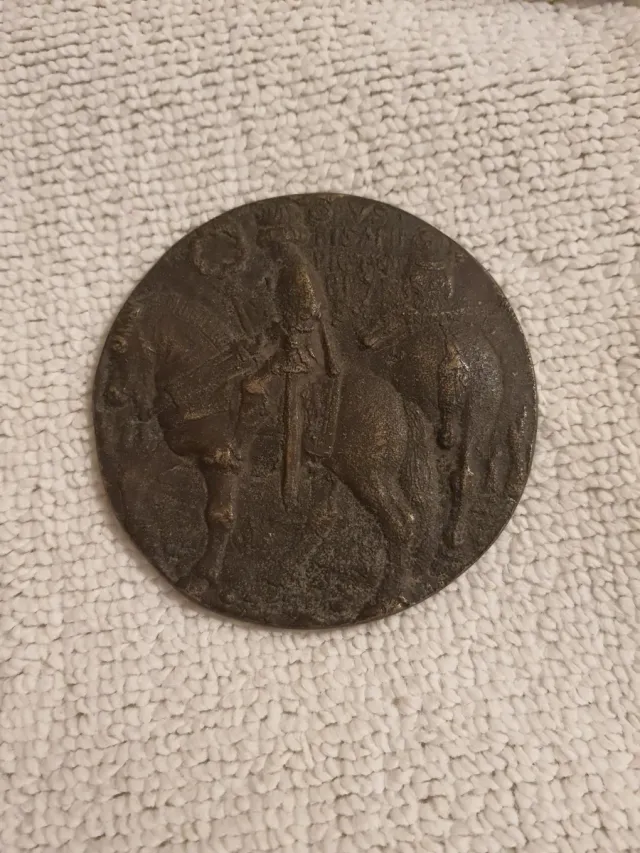 Medaglia commemorativa in bronzo