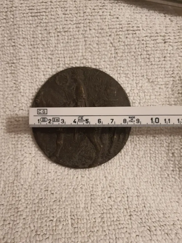 Medaglia commemorativa in bronzo