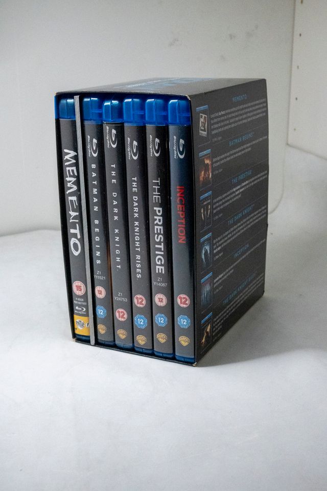 Confezione Blu-ray Christopher Nolan