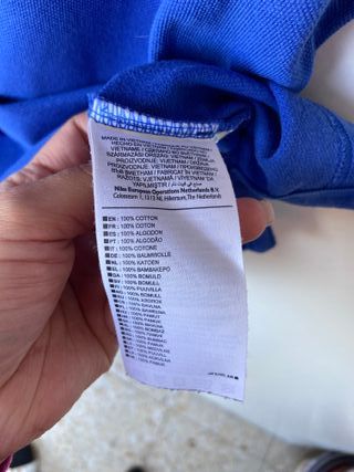 Polo Nike Hombre Azul Eléctrico