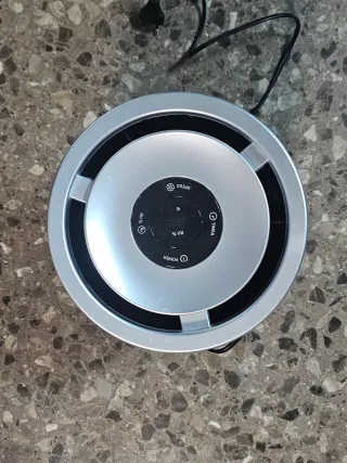 Humidificador Philips Negro y Plateado HU4814