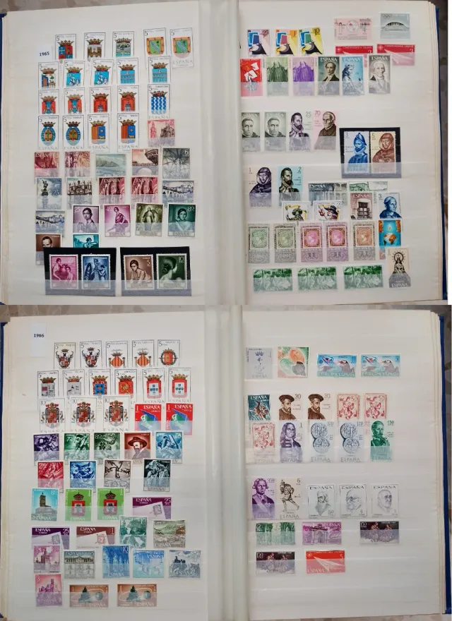 Álbum de Selos Espanha +900 selos novos
