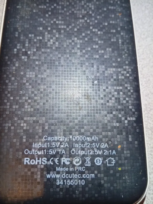 Power Bank DCU TECHNOLOGY