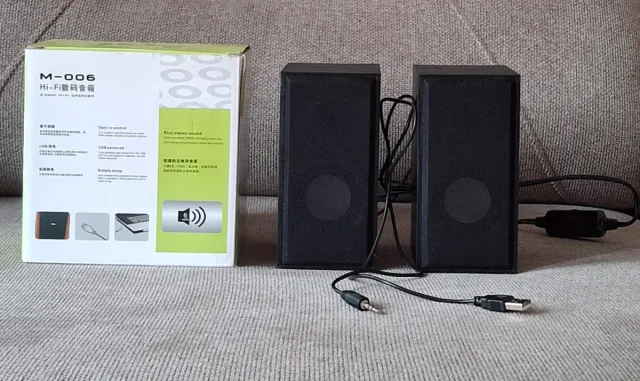 Altavoces M-006 Hi-Fi USB
