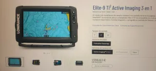 GPS Náutico Lowrance Elite Nuevo