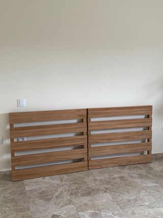 Cabecero Teca Maciza 180cm