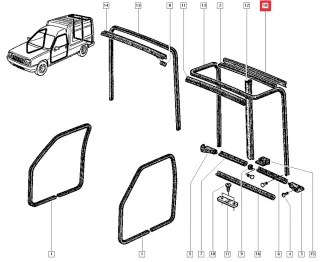 Junta girafón Renault Express