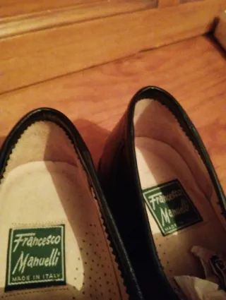 Zapatos de vestir de piel Made in Italy Manuelli