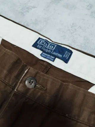 Pantalón Chino Marrón Vintage Ralph Lauren