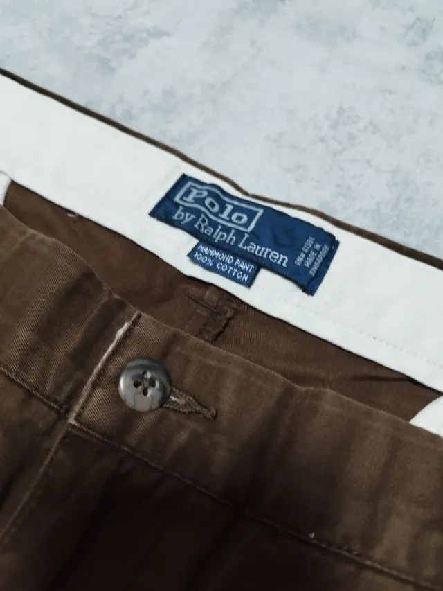Pantalón Chino Marrón Vintage Ralph Lauren