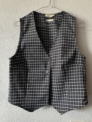 Chaleco cuadros Ese o Ese Talla S