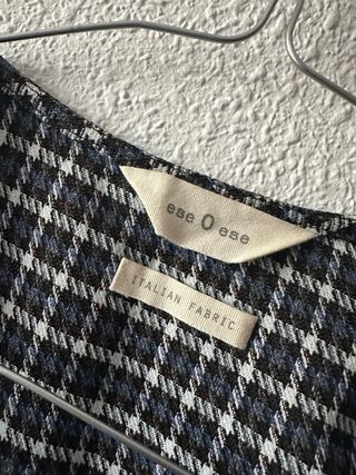 Chaleco cuadros Ese o Ese Talla S