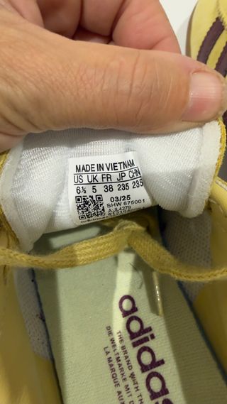 Zapatillas Adidas Bermuda Mostaza Talla 38 - Nueva