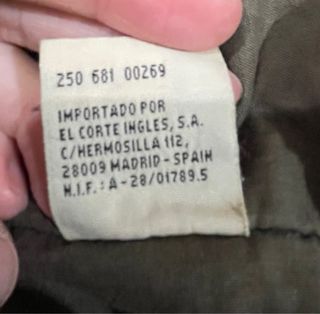 Parka Marrón Talla L