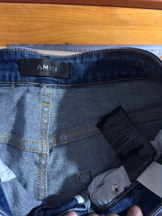 Pantalón Amiri Vaquero Desgastado Talla M