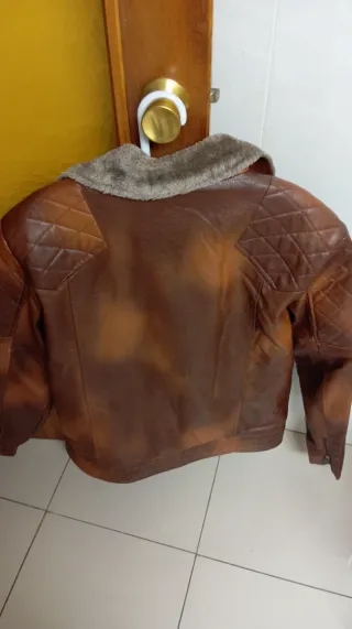 Chaqueta Hombre KATIE SETH XL Marrón Forro Polar