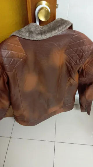 Chaqueta Hombre KATIE SETH XL Marrón Forro Polar