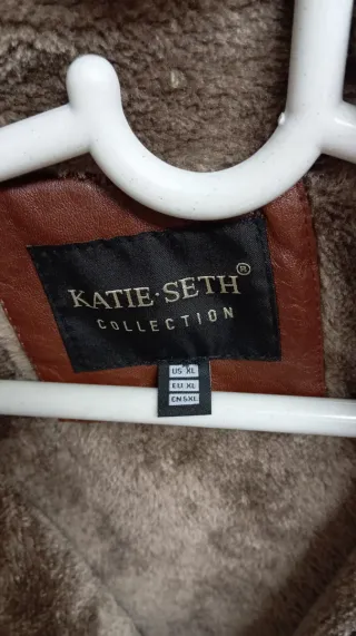 Chaqueta Hombre KATIE SETH XL Marrón Forro Polar