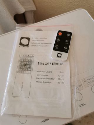 Aire/Enfriador evaporativo con Mando con agua