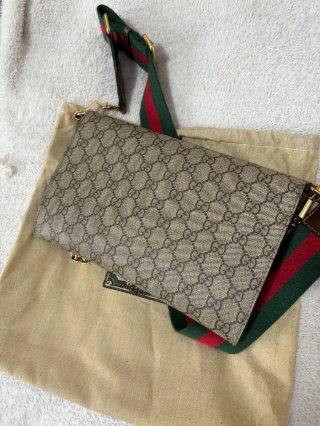 Bolso Gucci 1955 Horsebit Beige/Marrón